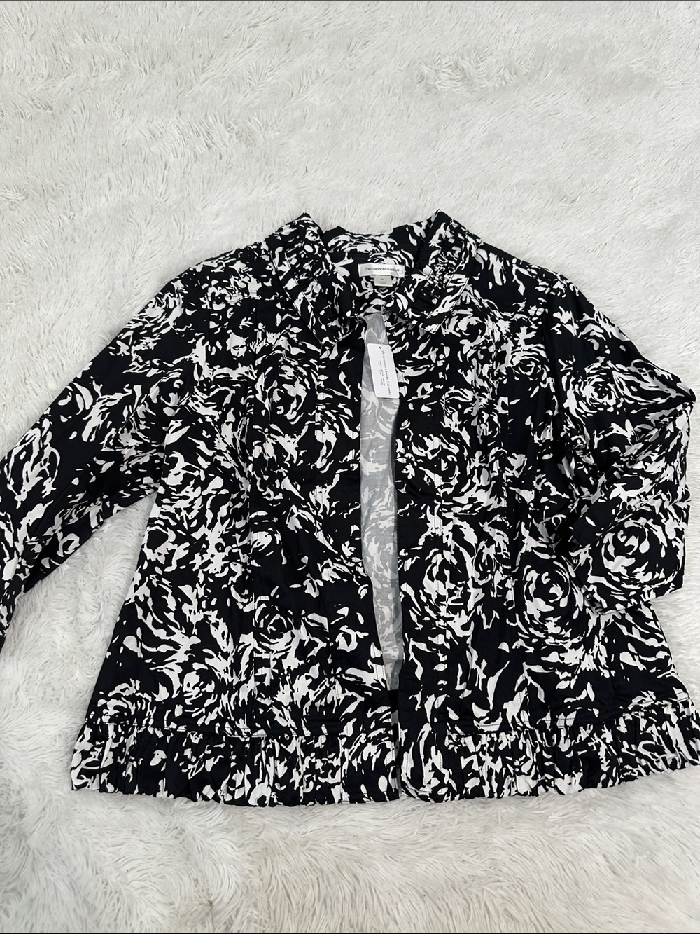 🥕 NWT Christopher & Banks Open Front Jacket